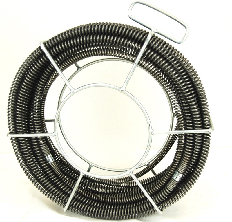 Model S75 Sectional 60' x 5/8" Pipe Drain Cleaning Cable fits RIDGID ® C8 Cable