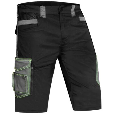 ABVERKAUF: ACE Genesis Herren-Arbeits-Hose kurz Männer-Cargo Shorts Stretch-Bund