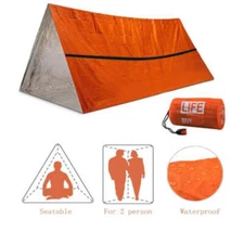 Simple Thermal Tent- Emergency Survival - Sleeping Bag Triangular Aluminum Film