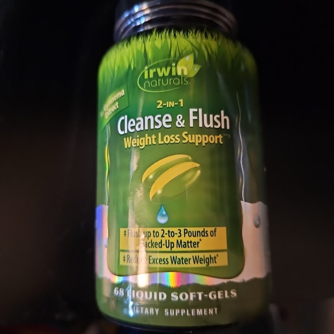 Irwin Naturals 2In1 Cleanse & Flush Weight Loss Support 68 Soft gels