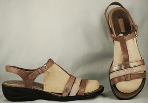 ecco pewter sandals