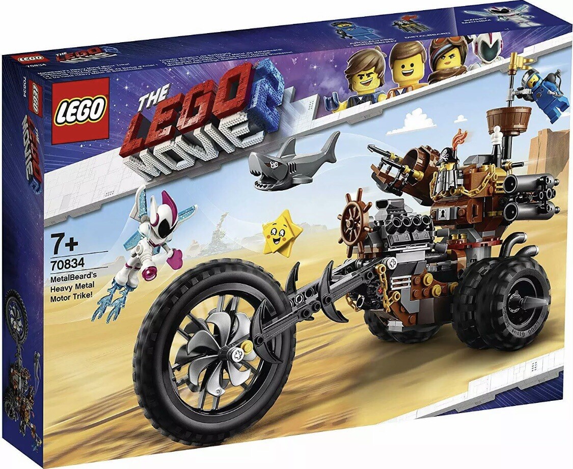 LEGO 70834 Le Tricycle Motorisé en Métal de Barbe d'Acier The LEGO Movie 2 pour collectionneurs