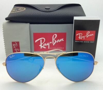 RAYBAN AVIATOR FLASH LENSES
MODEL CODE RB3025 112/17 58-14 Ray-Ban RB3025 112/17 Aviator Blue Flash Mirrored Lens Metal  main image 4