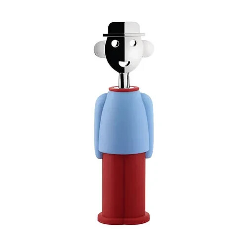 Alessi - AM23 LAZR - Alessandro M. Corkscrew Light Blue and Red