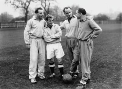 England Football Team Chat A Training Session Roehampton London The 1953 PHOTO