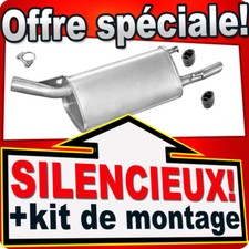 Silencieux Arriere pour OPEL CORSA B 1.0 12V 11.1996-09.2000 échappement