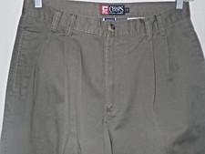 RALPH LAUREN CHAPS MEN'S W34 L34 PLEATED PANTS JEANS measures 33" x 33" (#363)