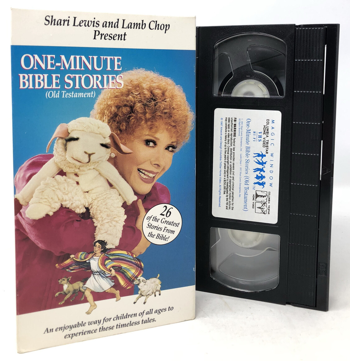 OneMinute Bible Stories Old Testament (VHS Tape) Rare Shari Lewis