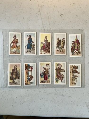 LAMBERTS OF NORWICH (TEA)-FULL SET- BEFORE OUR TIME 1961 (25 CARDS) - Picture 3 of 5