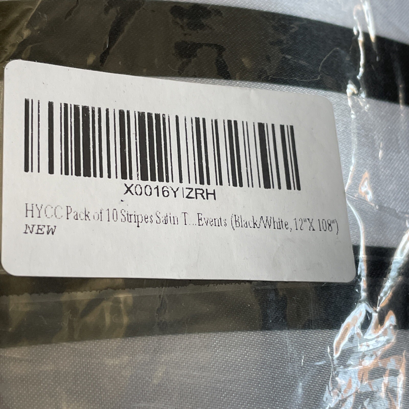 Pack Of 10 Black And White Table Runners eBay