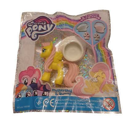 Original HASBRO My Little Pony FLUTTERSHY & BUNNY Egmont Magazine Figure