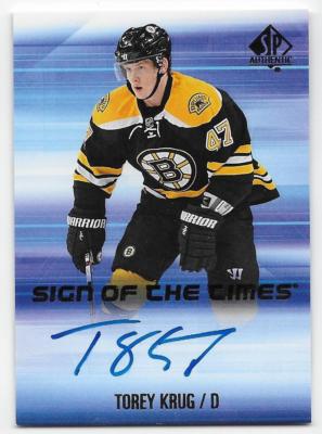 15/16 SP AUTHENTIC SIGN OF THE TIMES AUTOGRAPH (#SOTTAE-SOTTZG) U-Pick From List