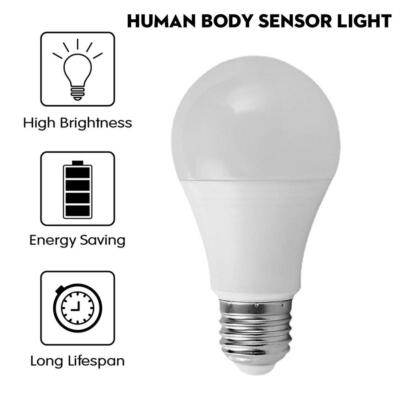 E27 LED Radar Lamp Bulb with Motion Sensor-Motion Sensor 7W/12W Lights SALE