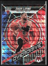 2021-22 Panini Mosaic Zach LaVine Overdrive Prizm #12 Chicago Bulls