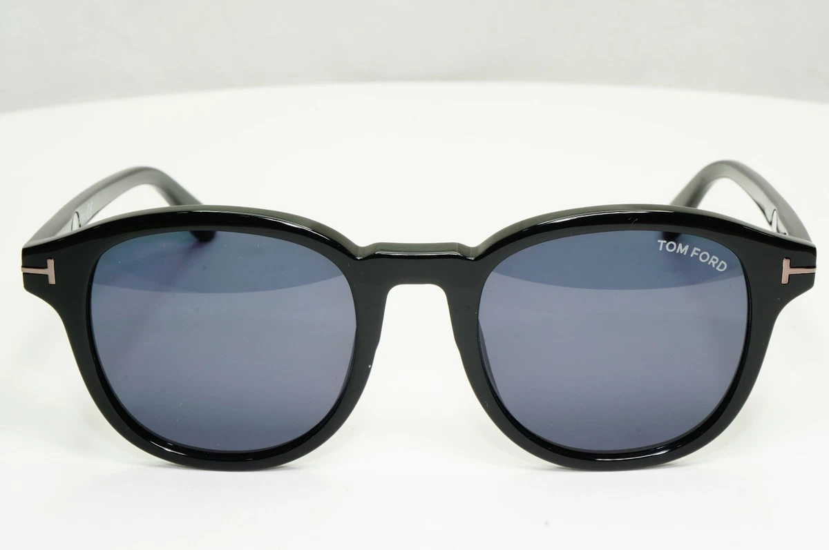 Tom Ford Jameson Sunglasses Black Ice Grey Square Mens TF 752 N