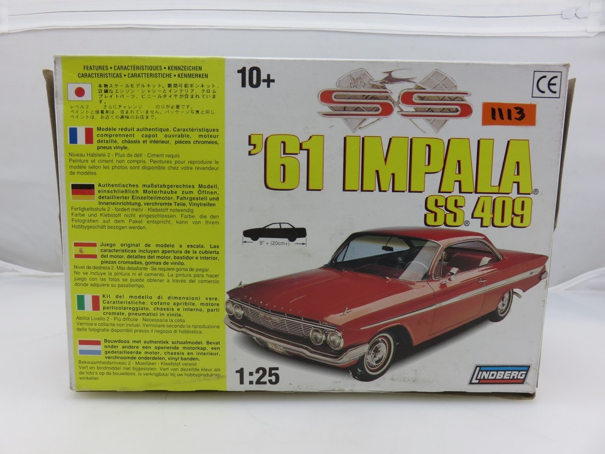 61 IMPALA SS 409 モデルキット 1/25 Lindberg LINDBERG '61 IMPALA SS