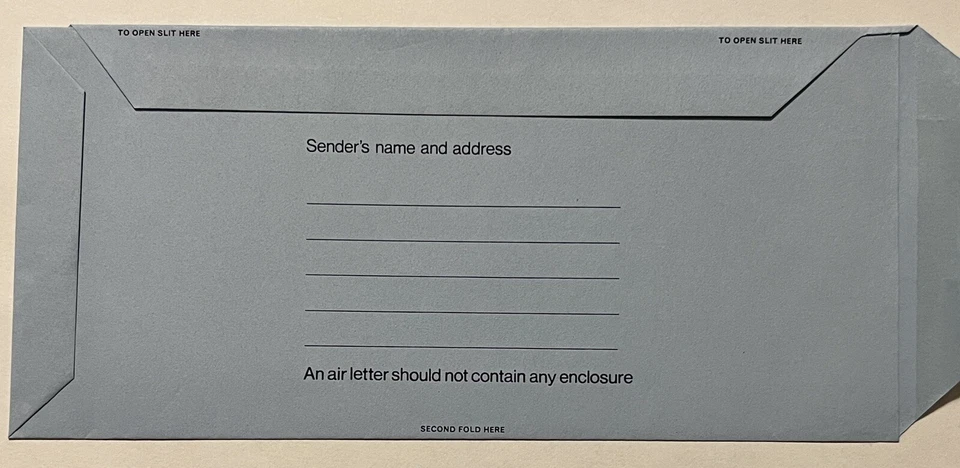 AEROGRAMA ISLA DE HOMBRE 14 1/2p SIN CLASIFICAR 5 1/2P COMO NUEVO SIN USAR REINA ISABEL II Foto 3 de 3