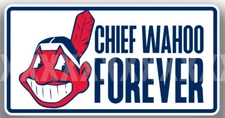 Cleveland Indians Chief Wahoo Forever Logo Sticker Decal Guardians