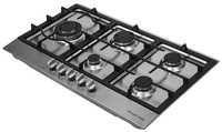 Russell Hobbs 86cm Wide 5-burner Gas Hob - Stainless Steel Rh86gh701ss Russell Hobbs 86cm Wide 5-burner Gas Hob - Stainless Steel Rh86gh701ss