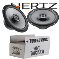Hertz Lautsprecher FüR Fiat Ducato 230 244 Front TüRen Boxen 16Cm Koax Auto Set