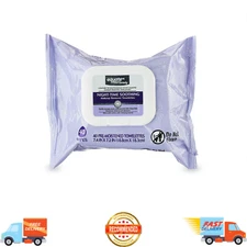 Equate Beauty Night-Time Soothing Makeup Remover Wipes Towelettes, 40 Wipes