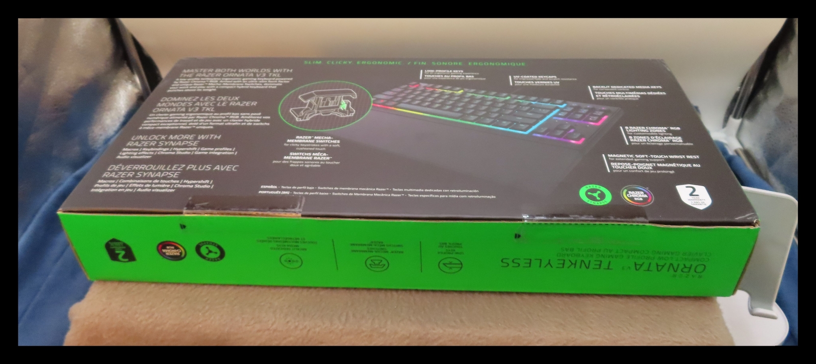 Razer Ornata V3 TKL RGB Membrane Gaming Keyboard - US English (N) 161219