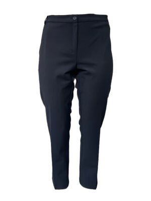 Marina Rinaldi Women's Navy Ravenna Straight Leg Pants NWT