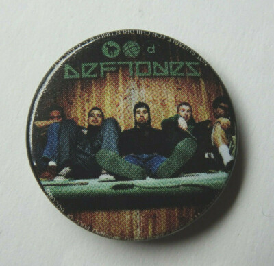 DEFTONES BUTTON ANSTECKER BADGE PIN WHITE PONY BANDPICTURE 2,5cm