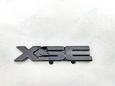 Gloss Black Toyota Highlander XSE Logo Overlay Emblem Set (3pc) For 2021+ Models – OEM Fit