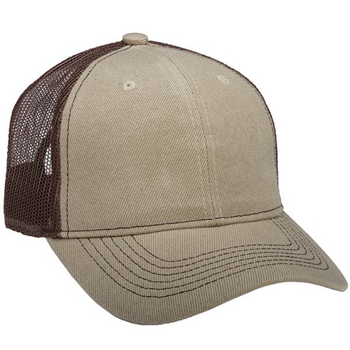 1 Dozen 12 Khaki Brown Blank Classic Trucker Hats Acrylic Twill Mesh Ebay