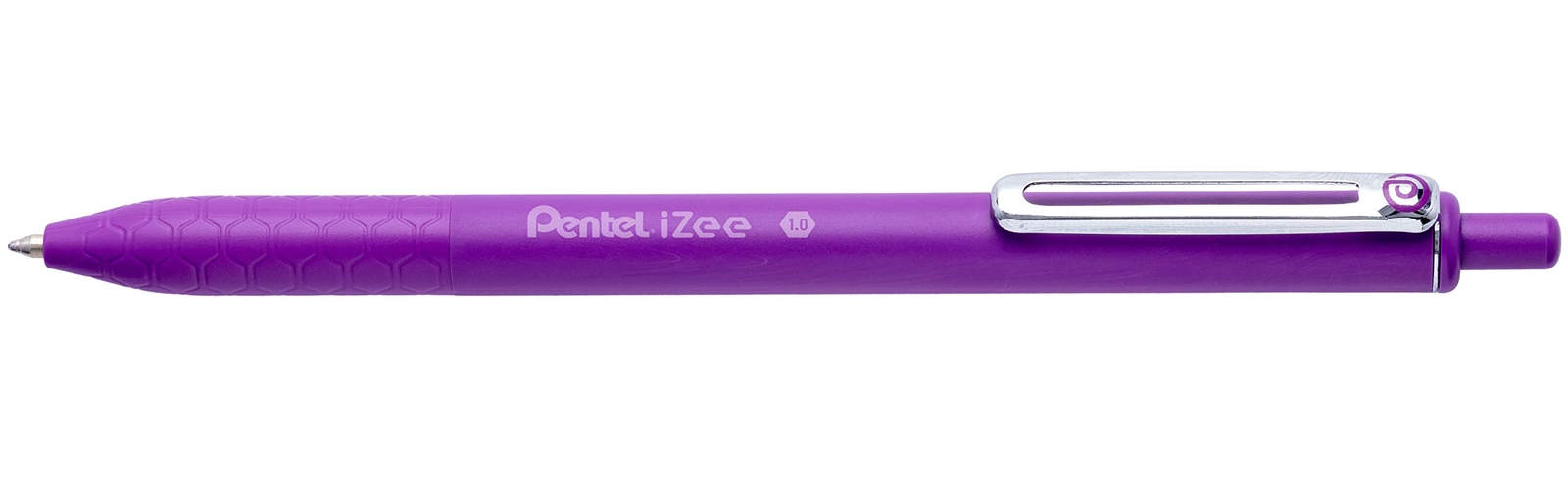 IZEE BALLPOINT RETRACTABLE PEN 1.0MM TIP, VIOLET INK, 12 PACK 12 Stück VIOLET