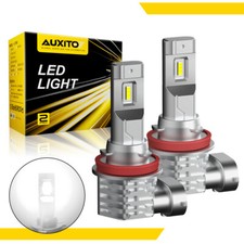 Auxito H11 H8 Led Headlight Kit High Low Beam Bulbs Super Bright 6500k White Fog