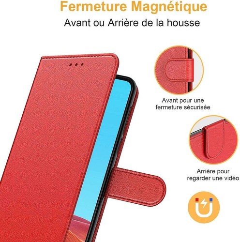 Coque Protection Intégrale pour Samsung A04s A13 5G A21s A33 A32 A22 Effet Cuir - Photo 6/13