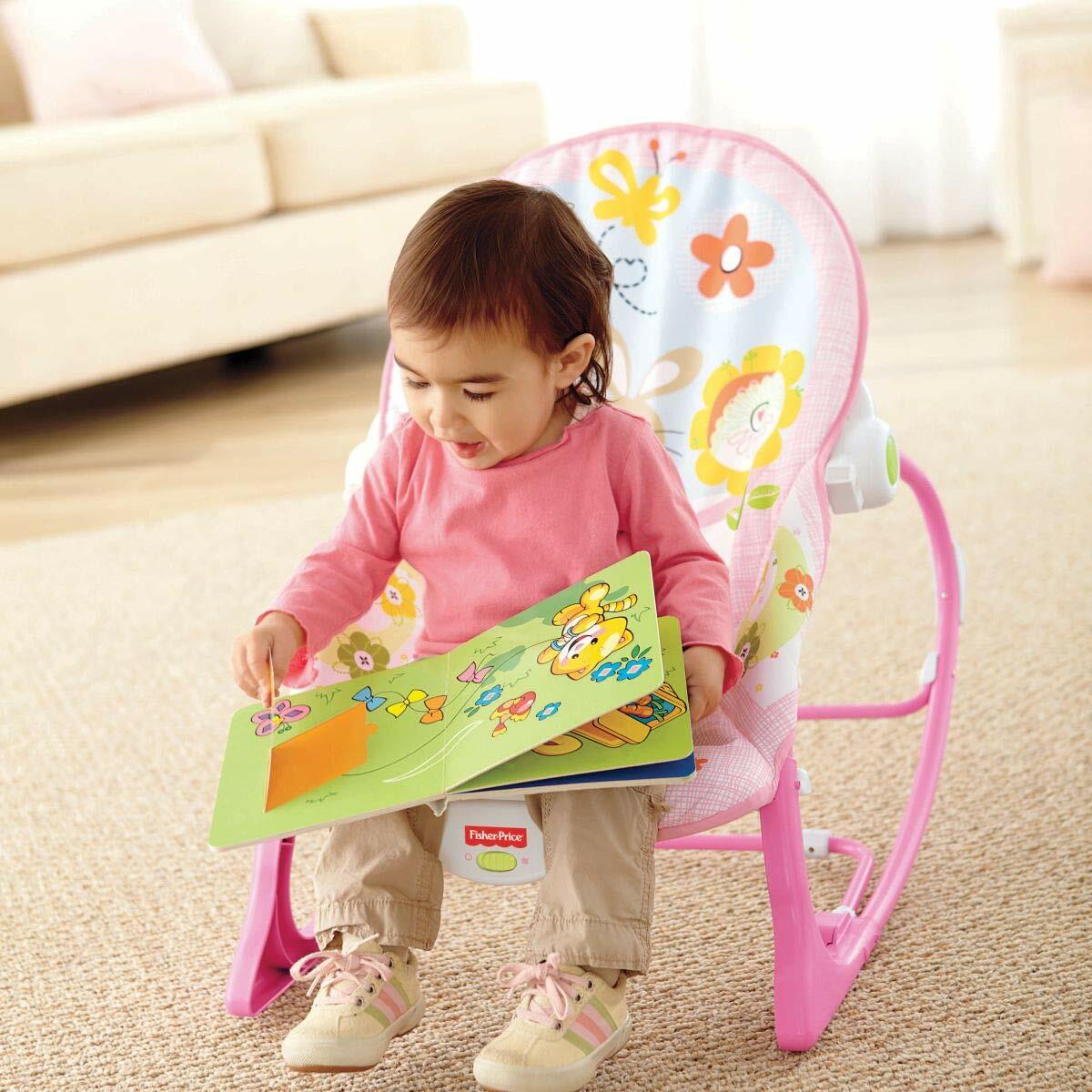 fisher price pink bunny infant to toddler rocker