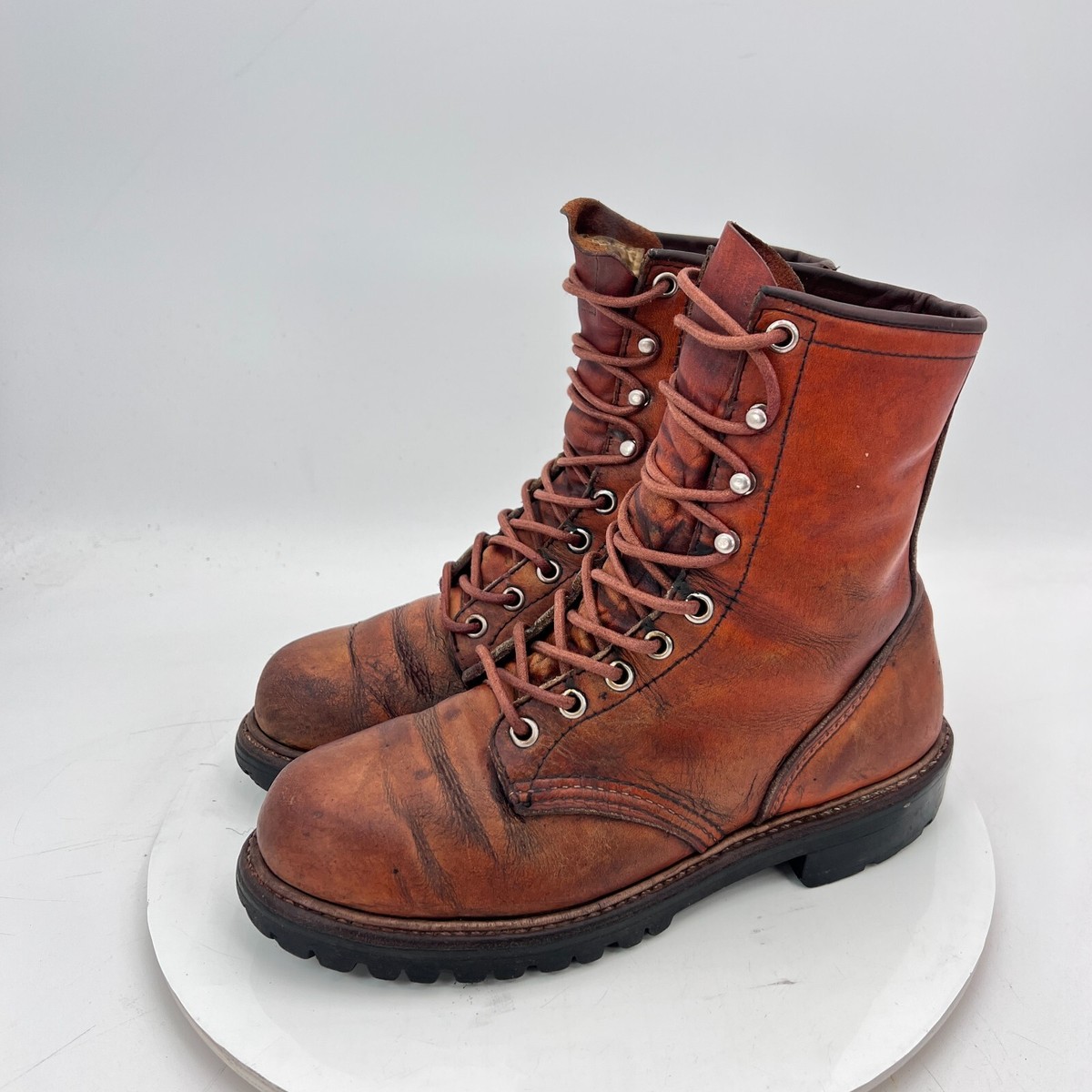 Red Wing Irish Setter Sports Men Size 6 Brown Leather Vibram Sole  