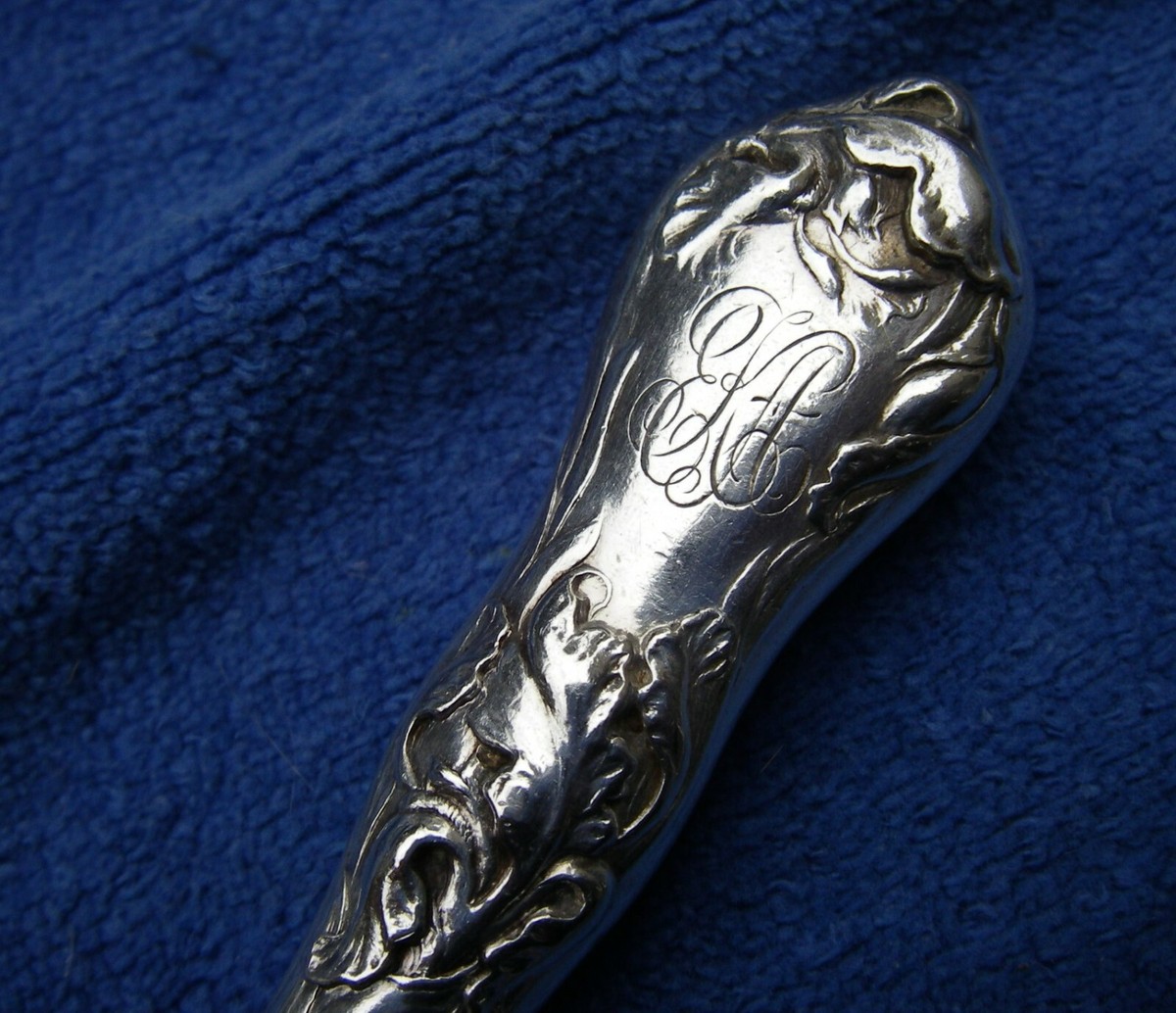 Reed & Barton LES CINQ FLEURS (1900) Sterling LUNCHEON KNIFE-8 7/8