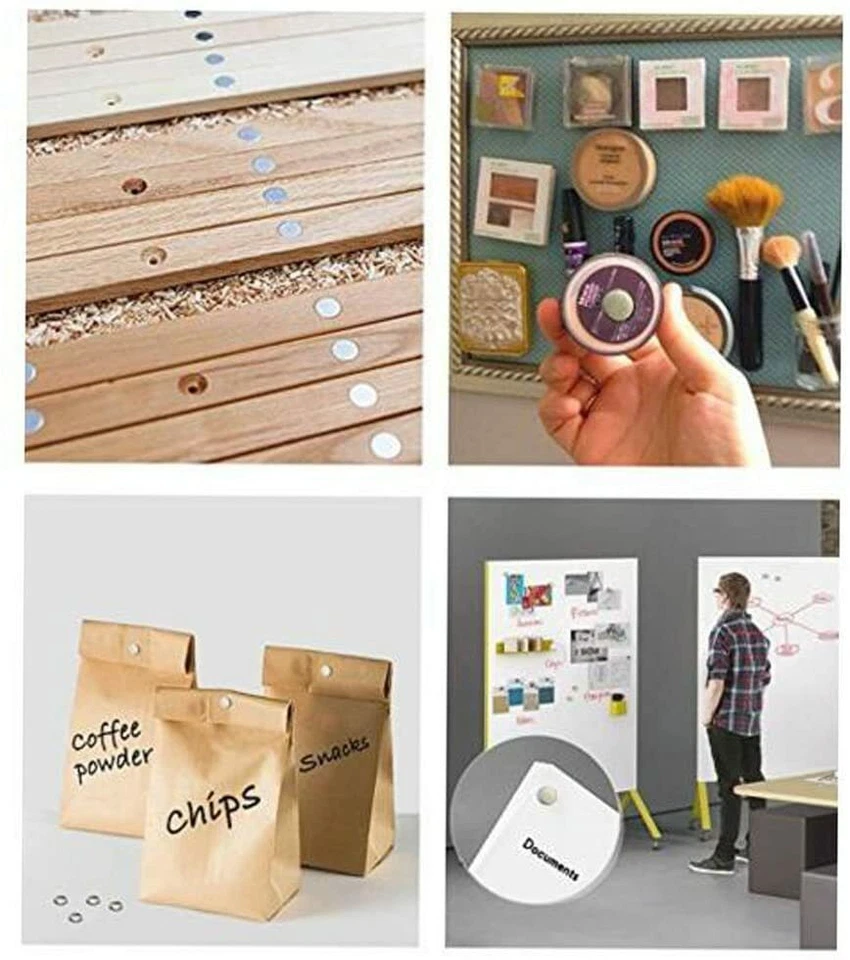 Magnets 100pc Round Disc Magnetic Rare-Earth Neodymium N35 (T 2mm) *(Dia 2-20mm) - image 2 of 4