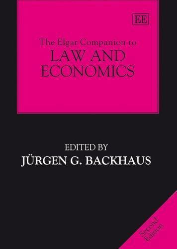 Elgar Original Reference Ser.: Elgar Companion to Law and Economics by ...