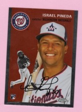 2023 Topps Chrome Platinum Israel Pineda RC #153 Washington Nationals