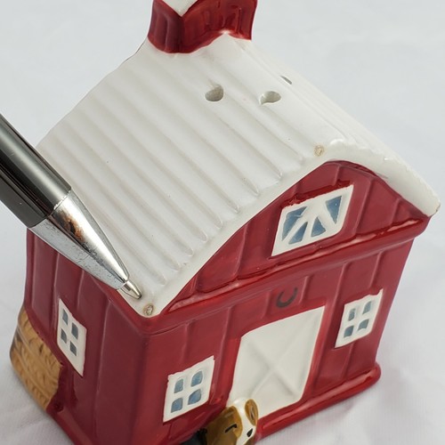 Pioneer Woman Rustic Barn Salt & Pepper Shakers Dog Basset Hound Farm Corn Stock - Picture 9 of 12