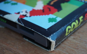 Golf NES, Mattel, Rare 5-Screw Cartridge, In Box And With Manual / Poly