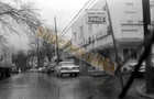 Vtg 1950s 35mm B&W Negative Street Scene Cars Coca-Cola Food Market M-151