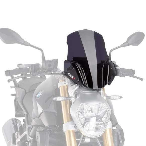 Puig Sport Scheibe Windschutz-Dark Smoke FüR BMW R1200R 2015-2018, 1 StüCk-image