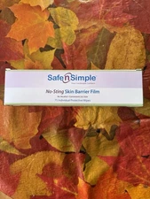 4 Boxes Of Safe n Simple No Sting Skin Barrier Film Wipes -  2" x 2"