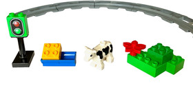 LEGO Duplo 3771 Train Starter Set,Tracks,Train Car, Figures,Station-100%Complete