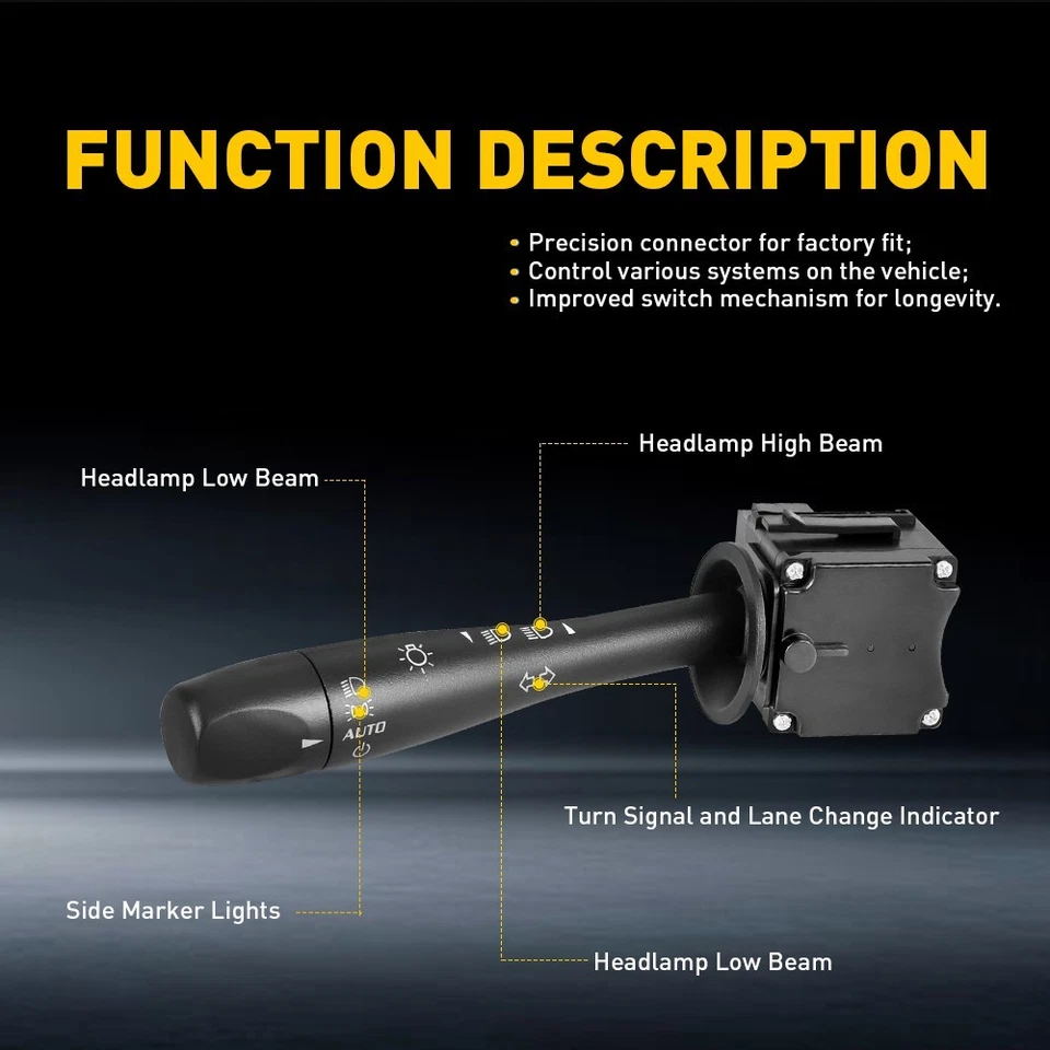 Interruptor de señal de giro de alta calidad 15840243 para Chevrolet Malibu 2,2 L 3,5 L 2004-12 Foto 4 de 4