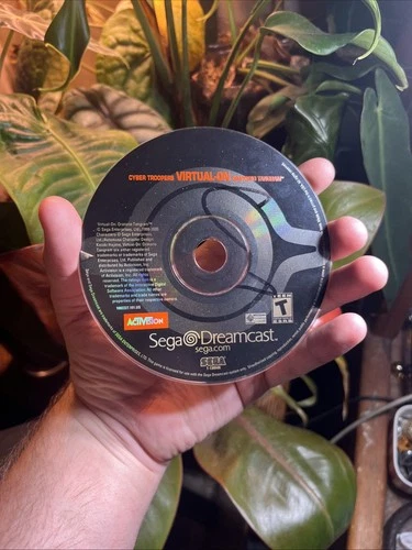 Dreamcast Game Disc Cyber Troopers Virtual On Oratorio Tangram