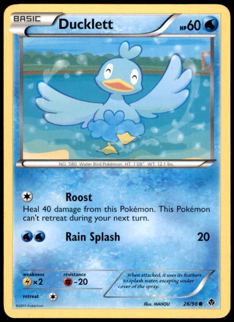 Pokemon - Ducklett #26/98 - Emerging Powers Common