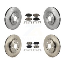 CMX K8C-103424 4-Wheel Set Brake Disc and Pad Kits Front & Rear for Cadillac XT4