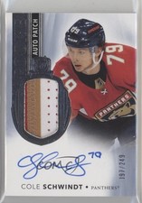 2021-22 Upper Deck The Cup Rookie 197/249 Cole Schwindt #167 Patch Auto tg9